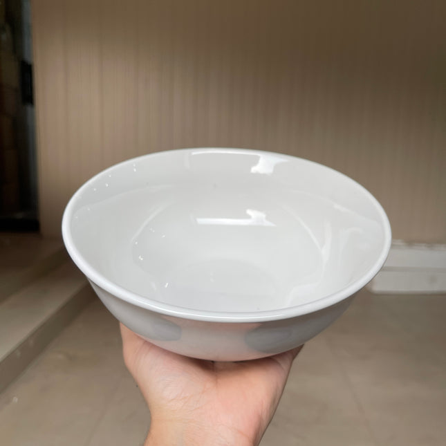 Leftover 8 inch Round Bowl ( Glossy White )