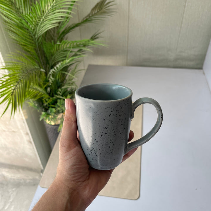 Leftover 009 Mug ( Grey Matte with black specks ) ( 360 ml )