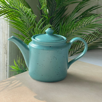 RK Tea Pot ( Firozi Matte with black specks ) ( 1000 ml )