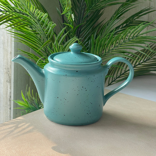RK Tea Pot ( Firozi Matte with black specks ) ( 1000 ml )