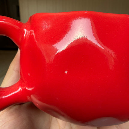 Leftover ( Irregular Shape ) Bubble Cup ( Ember Red ) ( 230 ml ) ( 1 piece )