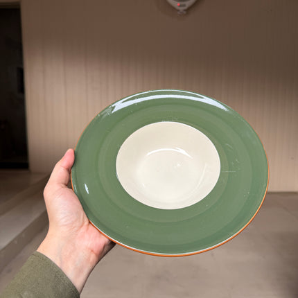 Leftover 9.5 inch Pasta Plate ( Dark Green Colorline )