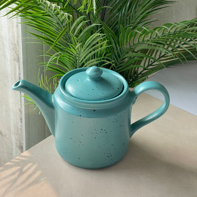 RK Tea Pot ( Firozi Matte with black specks ) ( 1000 ml )