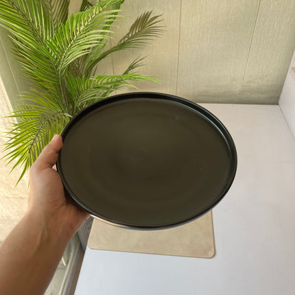 Leftover 10 inch Lite Classic Plate ( Textured Black Matte )