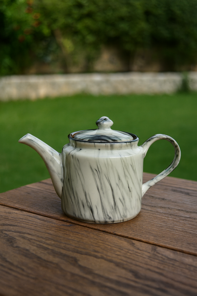 RK Tea Pot ( Black Marble ) ( 1000 ml )