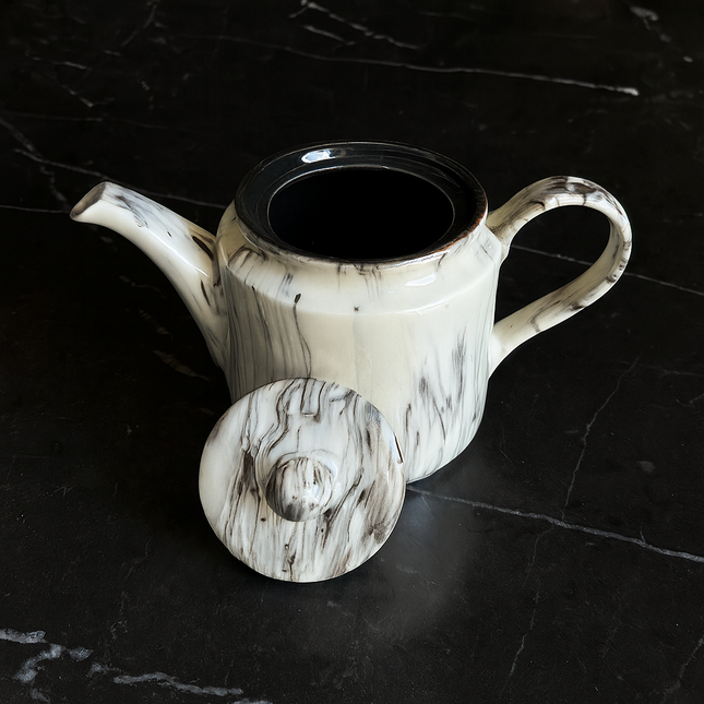RK Tea Pot ( Black Marble ) ( 1000 ml )