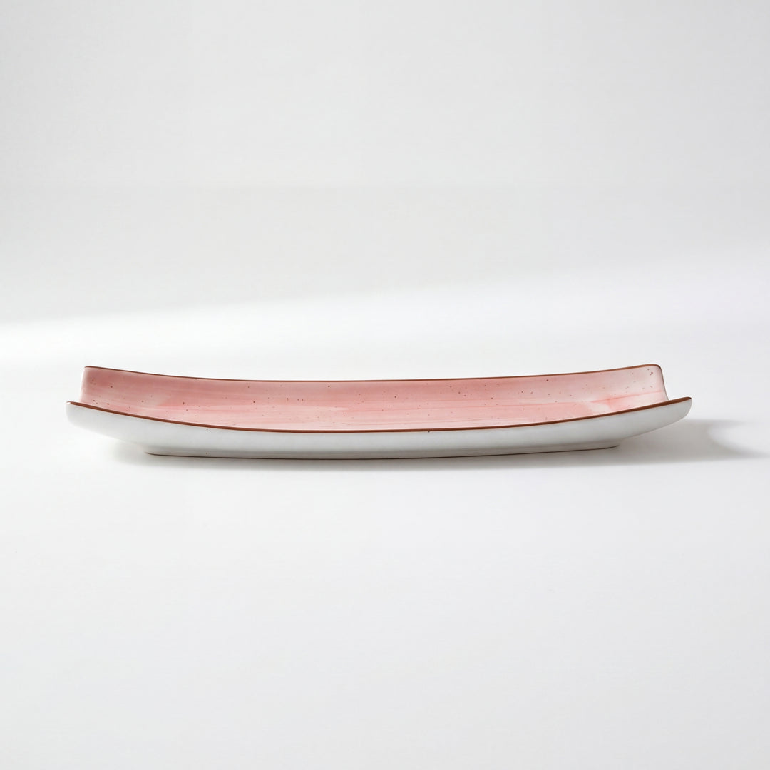 Curved Sushi Platter 14"x4" ( Rosewater )