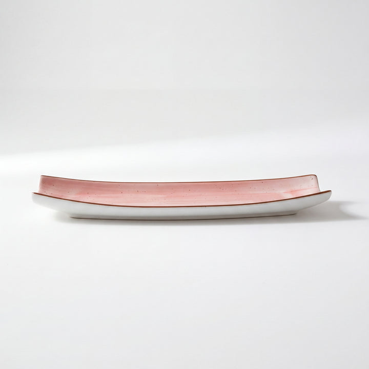 Curved Sushi Platter 14"x4" ( Rosewater )