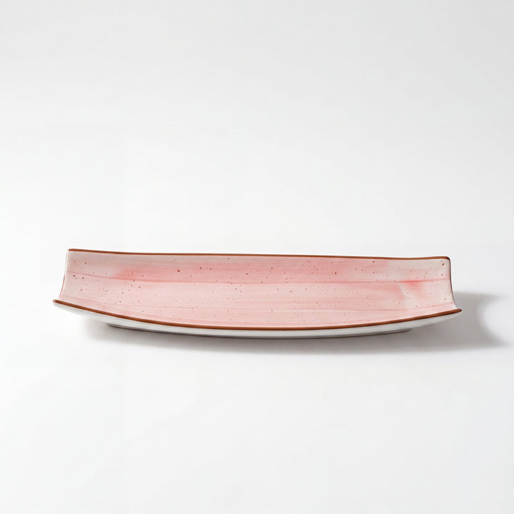 Curved Sushi Platter 14"x4" ( Rosewater )
