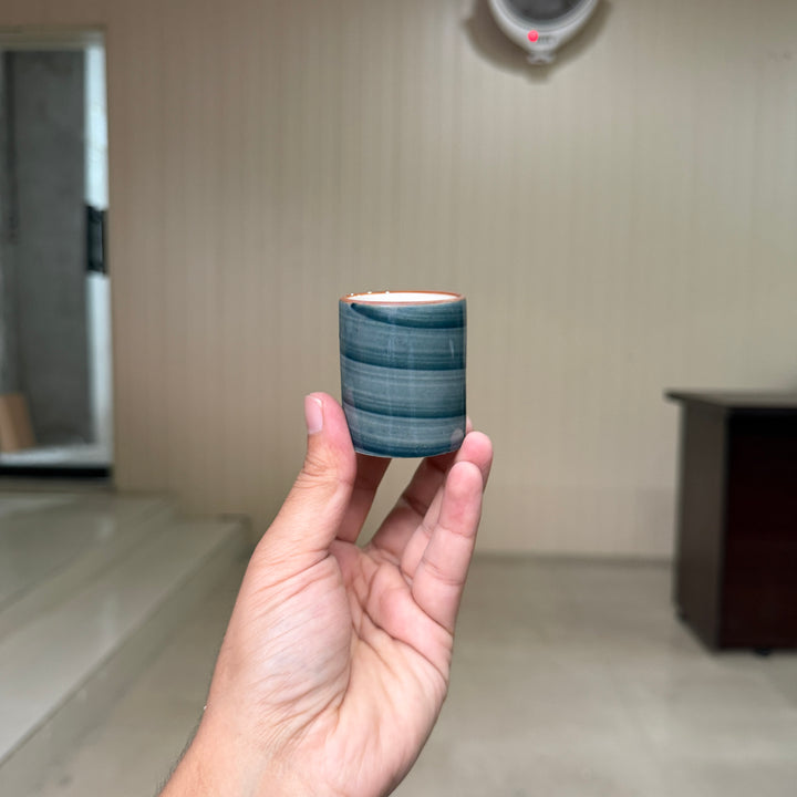 Leftover Toothpick Holder ( Peacock Green Colorline ) ( Pack of 2 )
