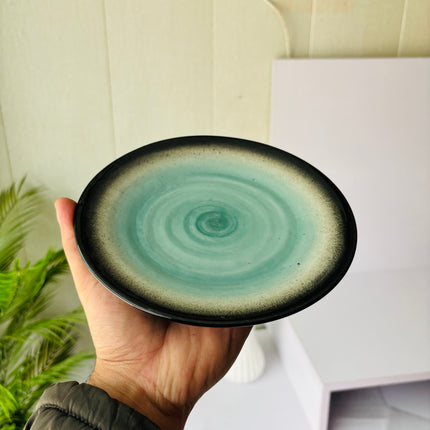 Leftover 7.5 inch Spiral Plate ( Abyss Teal )