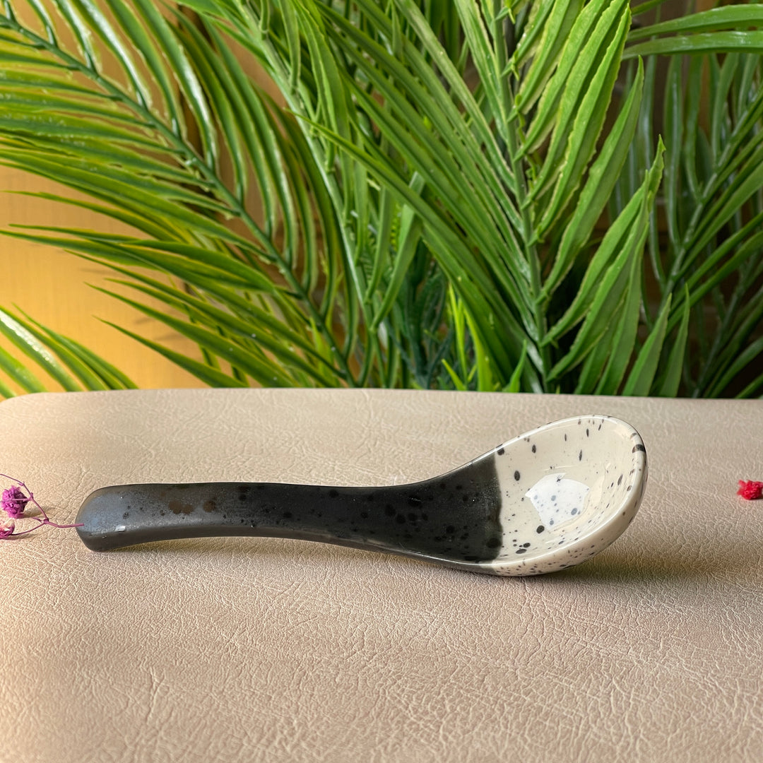 Ceramic Soup Spoon ( Eclipse )