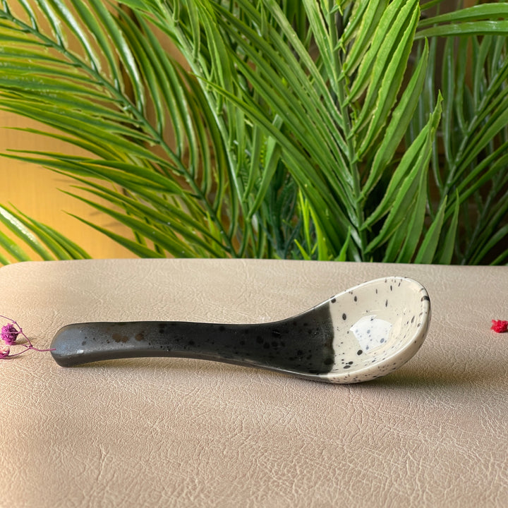 Ceramic Soup Spoon ( Eclipse )