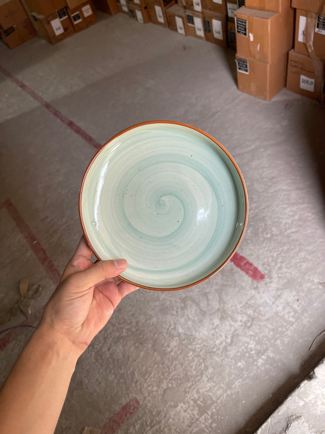 Leftover 8 inch Classic Bowl ( Teal Colorline )