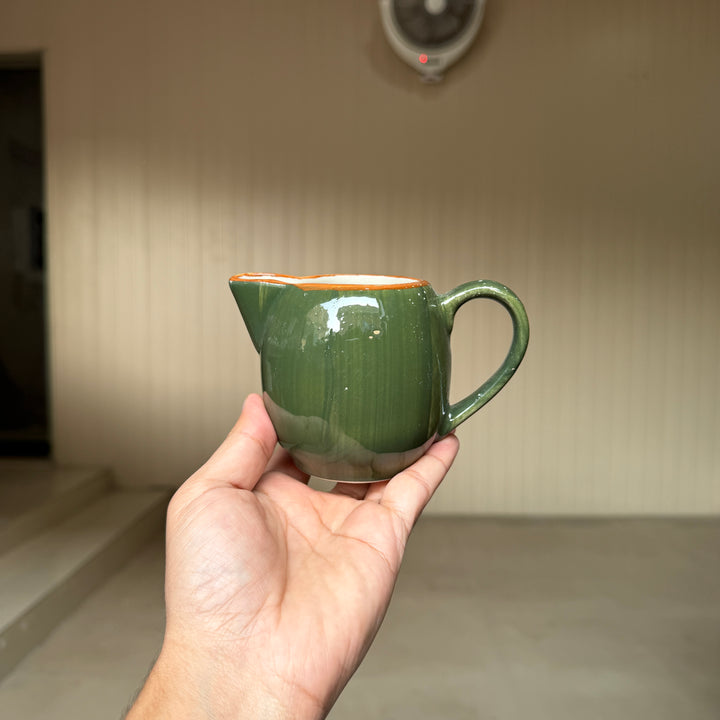 Large Creamer ( Dark Green Colorline )