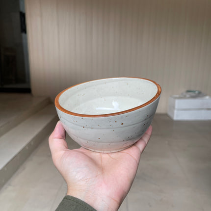 Leftover 5.5 inch Curved Cut Bowl ( Grey Colorline )