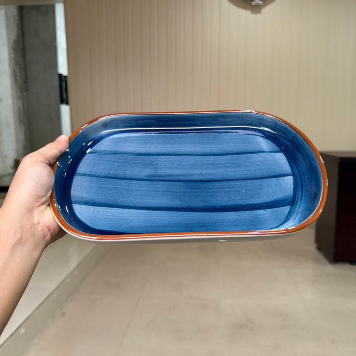 Leftover JP Platter Large ( Indigo )