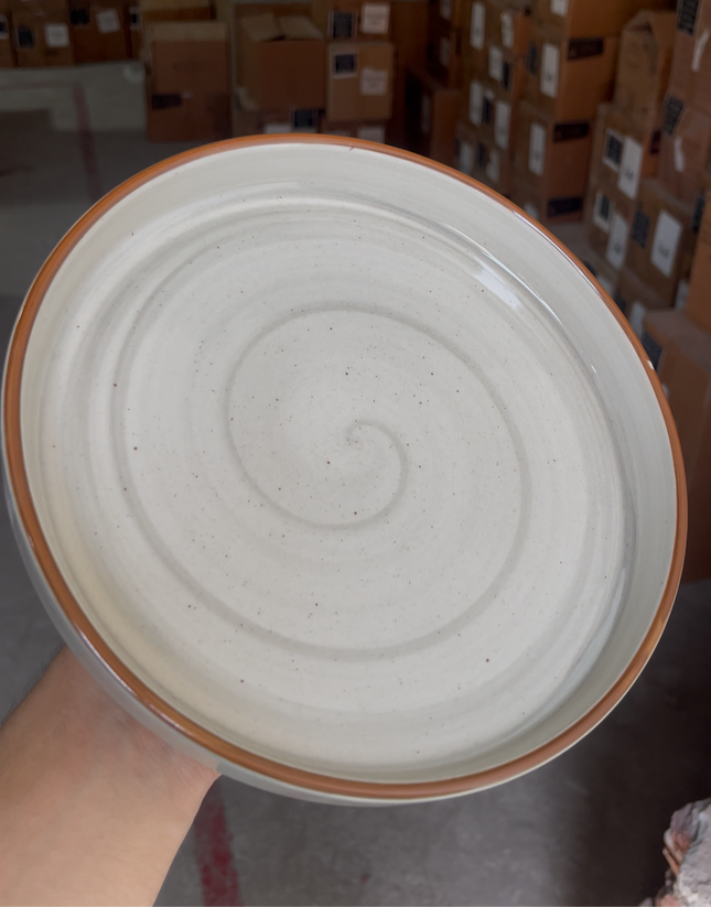 Leftover 8 inch Classic Plate ( Grey Colorline )