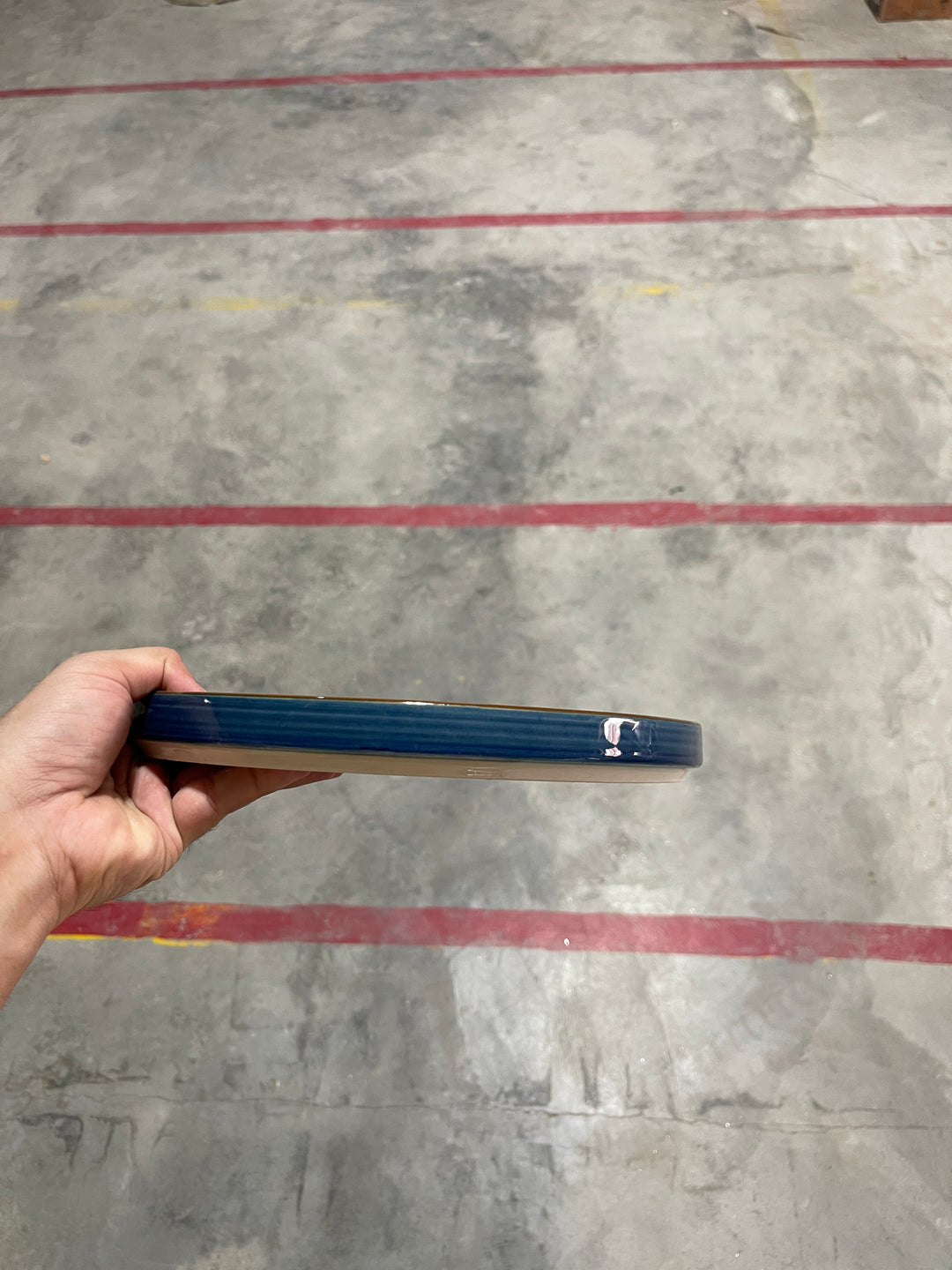 Leftover 10 inch Classic Plate ( Indigo )