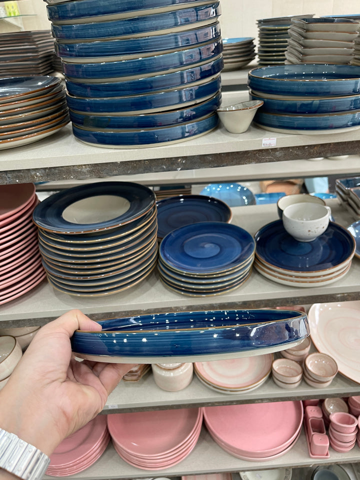 Leftover 8 inch Classic Plate ( Indigo )