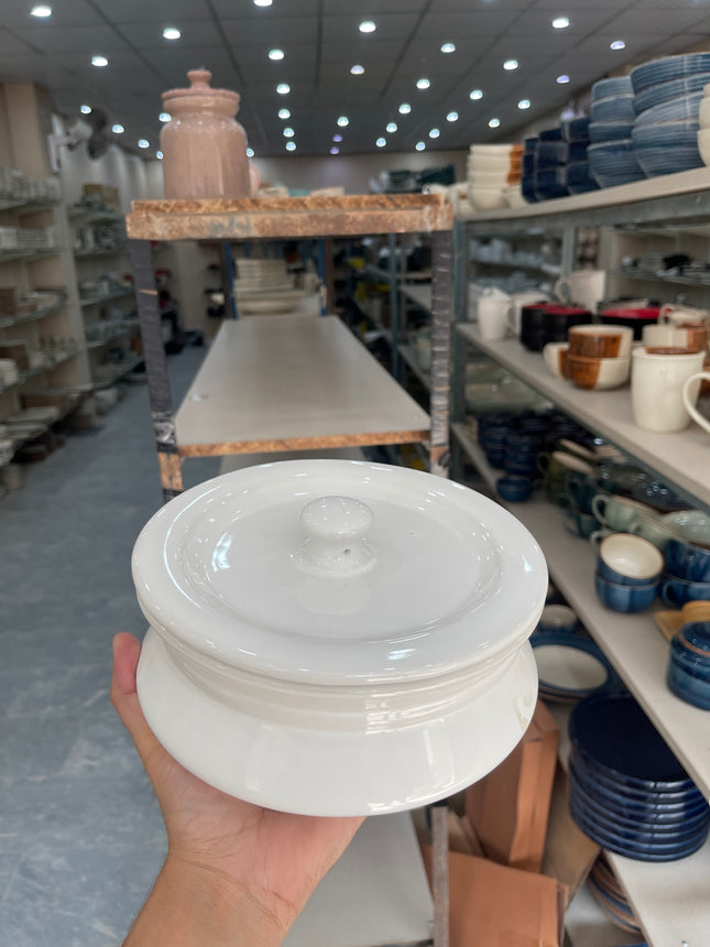 Leftover 8 inch Handi ( White Shine )