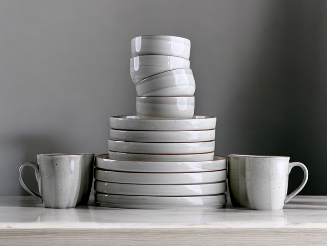 Breakfast Set ( Grey colorline )