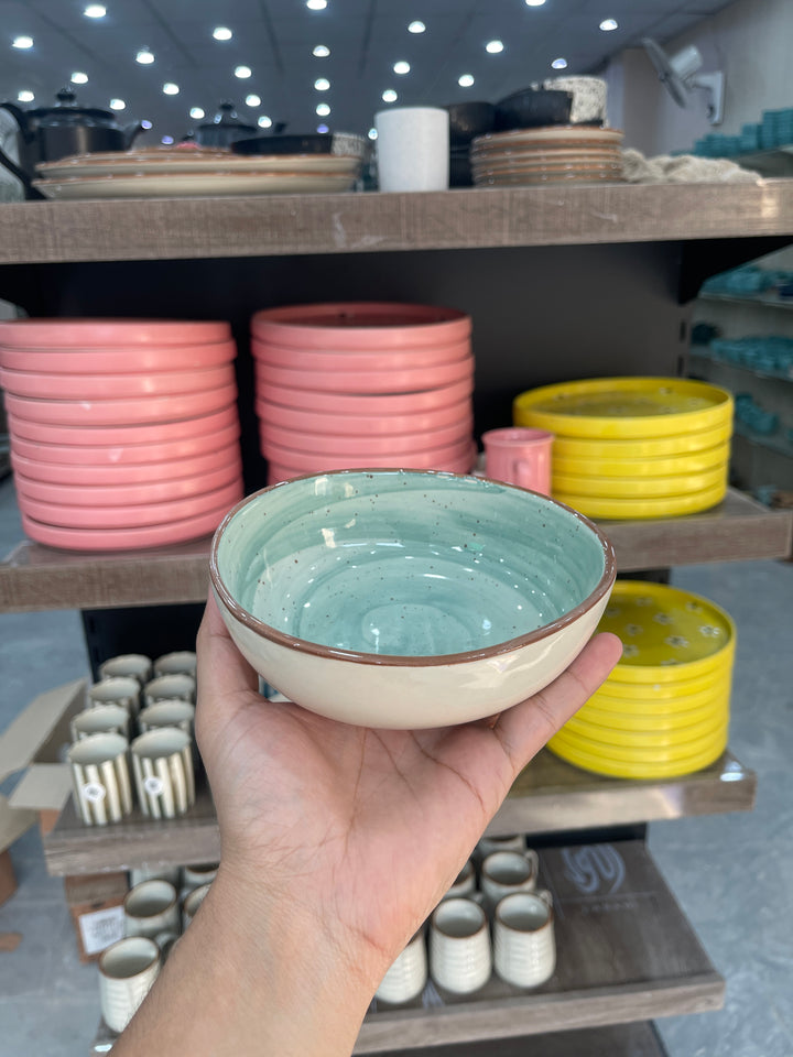 Leftover 4 inch Curved Bowl ( Breeze )