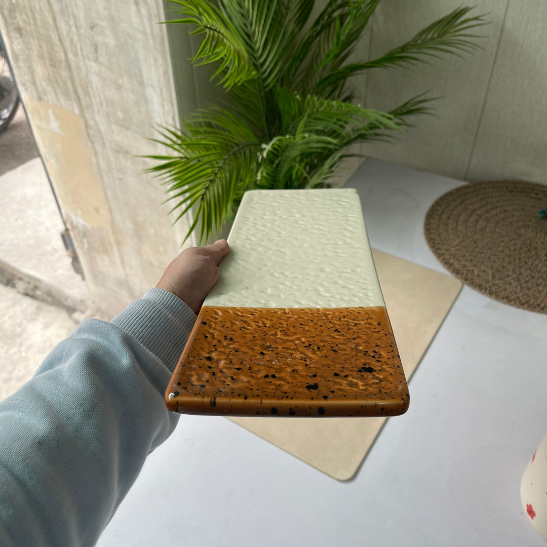 Leftover 15.5" x 6" Flat Rectangular Slab ( Sandstorm Series )
