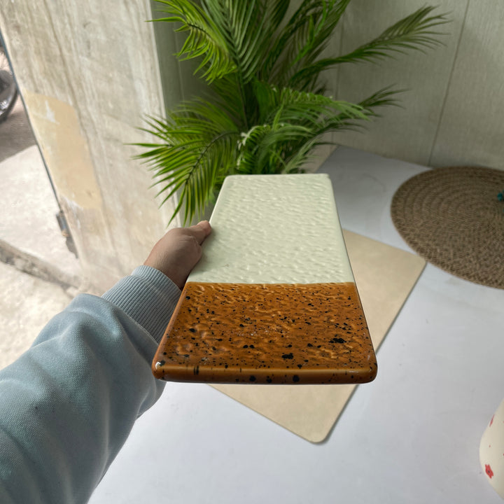 Leftover 15.5" x 6" Flat Rectangular Slab ( Sandstorm Series )