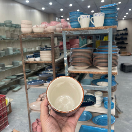 Leftover 005 Mug ( Peacock Green Colorline ) ( 350 ml )