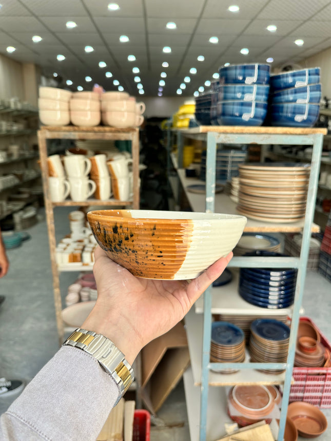 Leftover 7 inch Circular Bowl ( Sandstorm Series )