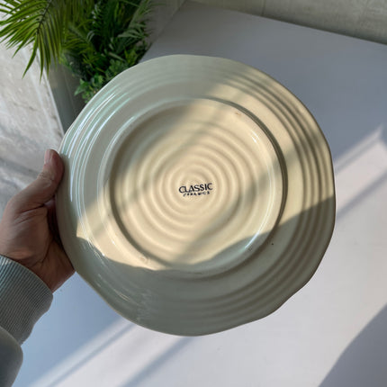 Leftover 10 inch Irregular Spiral Plate ( Ash )