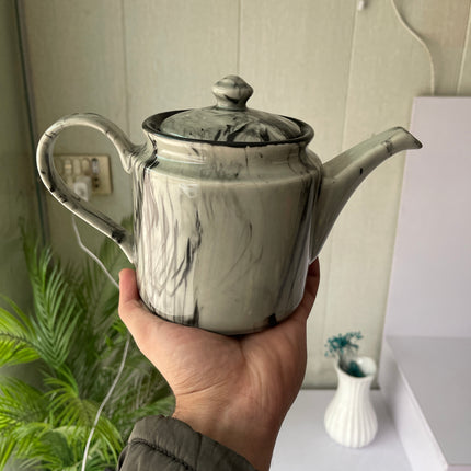 Leftover RK Tea Pot ( Black Marble ) ( 1000 ml )