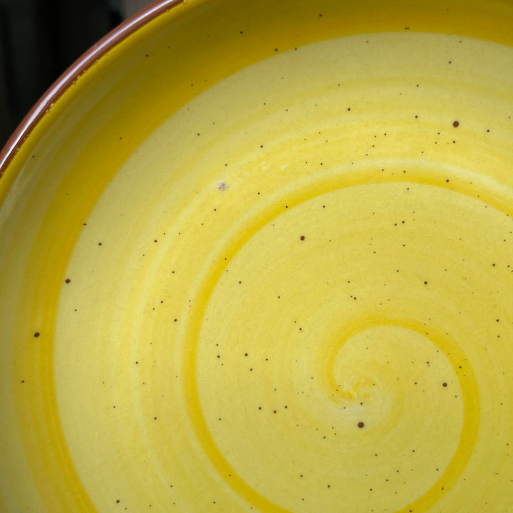 Leftover 8.5 inch Entree Bowl ( Yellow Colorline )