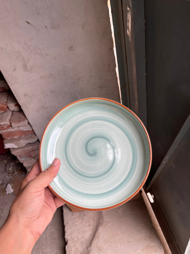 Leftover 8 inch Classic Bowl ( Teal Colorline )