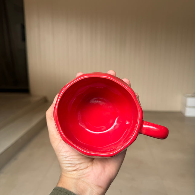 Leftover ( Irregular Shape ) Bubble Cup ( Ember Red ) ( 230 ml ) ( 1 piece )