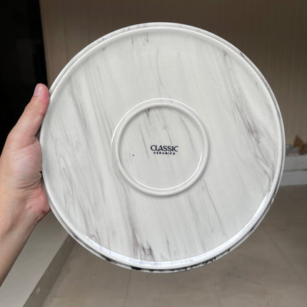 Leftover 10 inch Classic Plate ( Black Marble )
