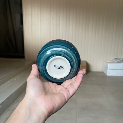 Leftover 4.5 inch Single Serving Bowl ( Peacock Green Colorline )