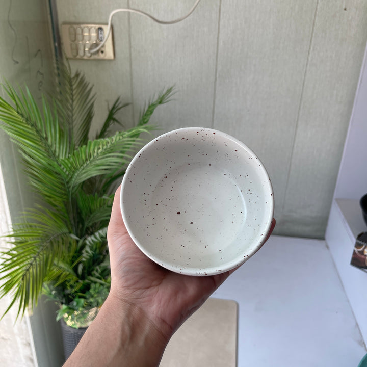 Leftover 4.5 inch Single Serving Bowl ( Snow Cocoa )
