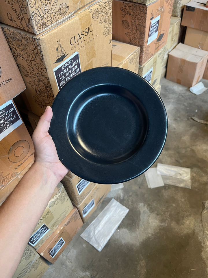 Leftover 9 inch Deep Plate ( Noir )