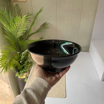 Leftover 8 inch Round Bowl ( Glossy Black )