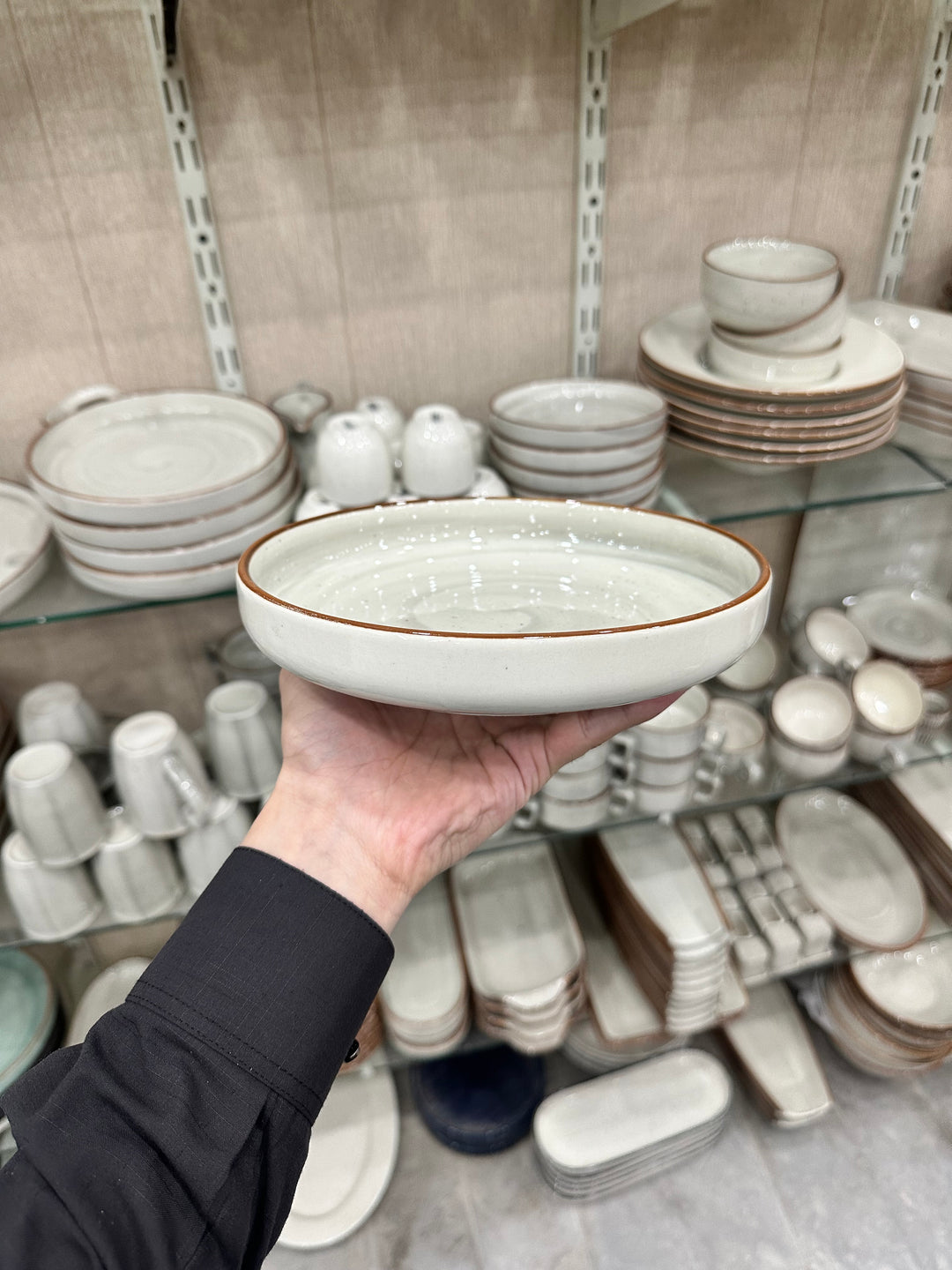 Leftover 8 inch Deep Classic Plate ( Ash )