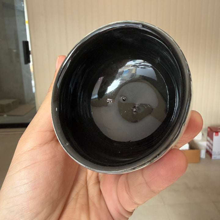 Leftover Round Sauce Ramekin Large 4cm Height x 8cm Width ( Black Marble ) ( Set of 3 )