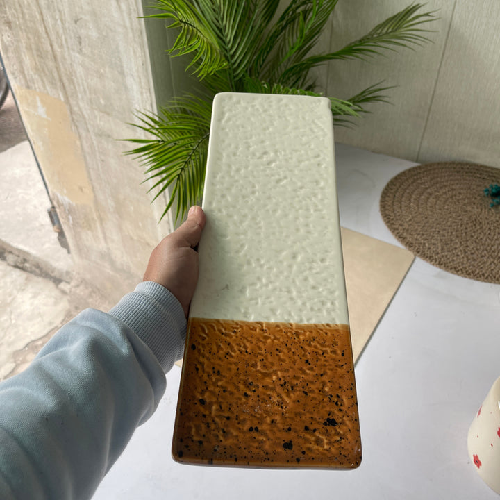 Leftover 15.5" x 6" Flat Rectangular Slab ( Sandstorm Series )