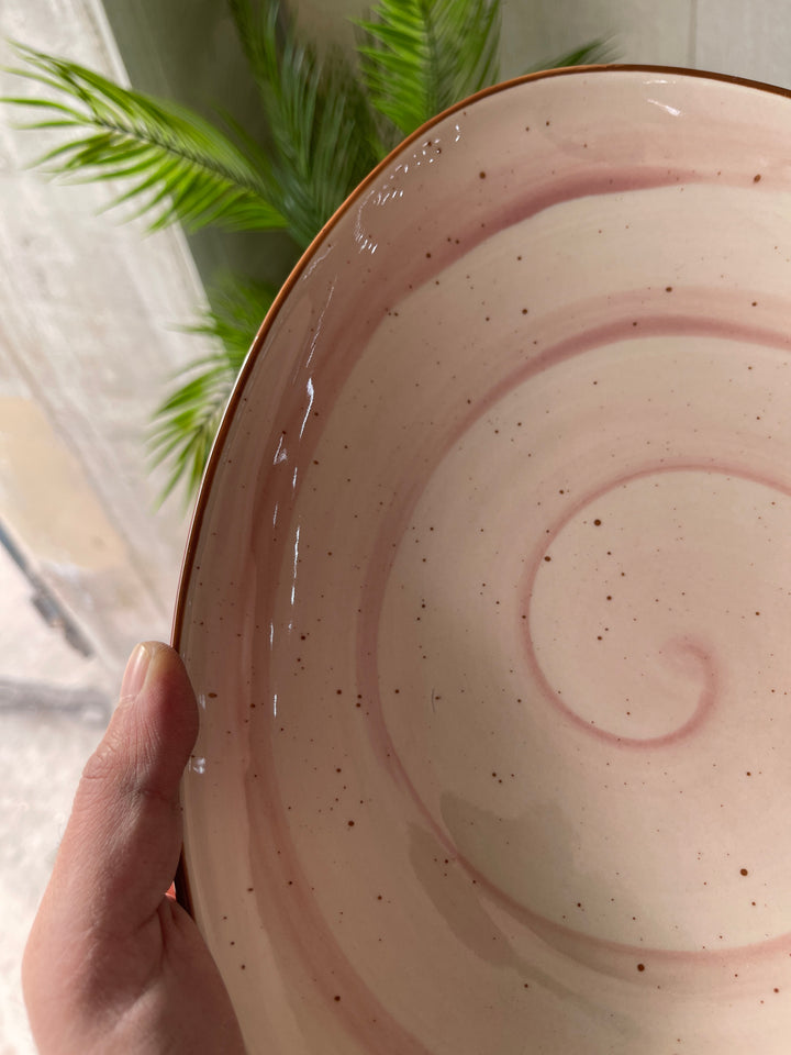 Leftover 11"x9" Triangular Platter ( Rosewater )