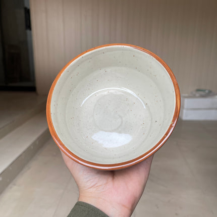 Leftover 5.5 inch Curved Cut Bowl ( Grey Colorline )