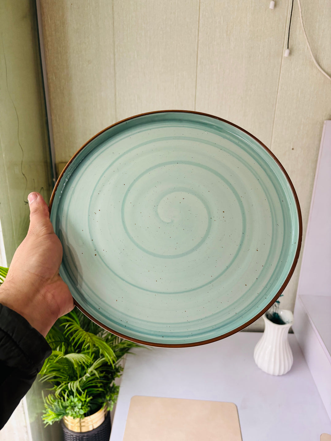 Leftover 12 inch Classic Plate ( Breeze )