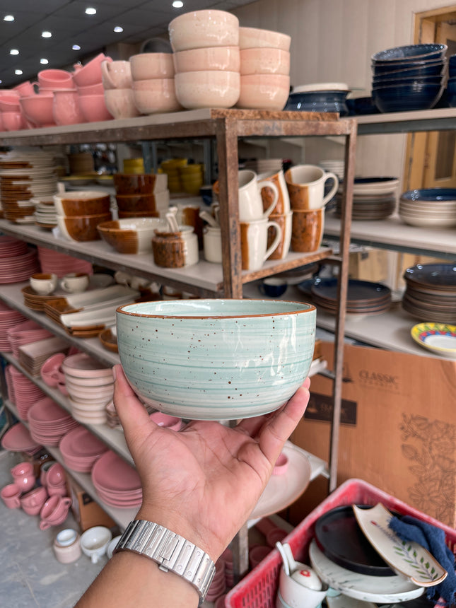 Leftover 6 inch Noodle Bowl ( Teal Colorline )