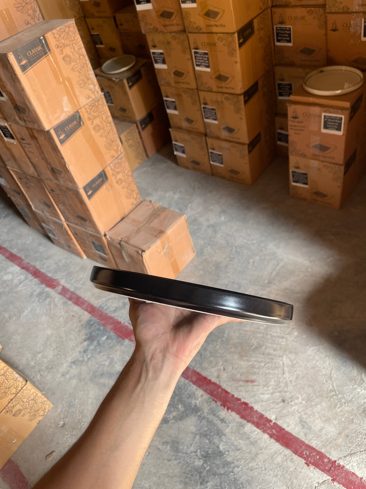 Leftover 10 inch Classic Plate ( Noir )