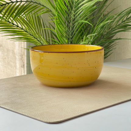 6 inch Noodle Bowl ( Yellow Colorline )